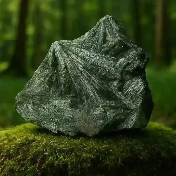 Actinolite du Brésil - Pierre de Vitalité & de Régénération - Bienfaits & Vertus en Lithothérapie