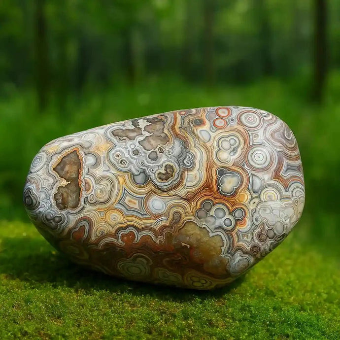 Agate Crazy lace du Mexique - Pierre de Joie et du Rire - Bienfaits & vertus en Lithothérapie