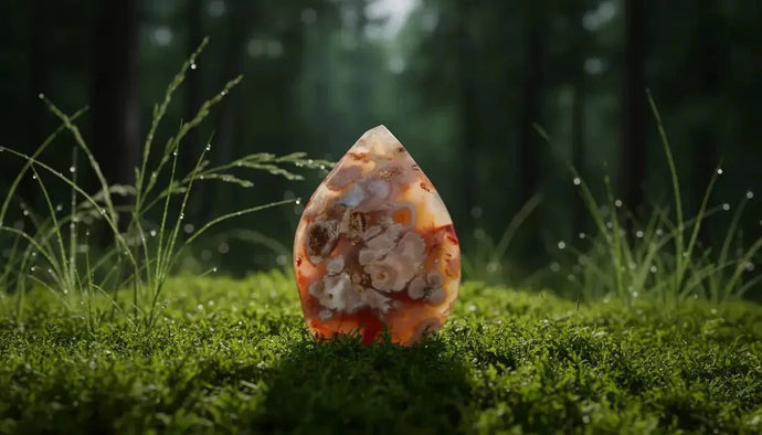 Agate Flamme du Mexique - Pierre de Guérison & de Courage - Bienfaits et Vertus en Lithothérapie