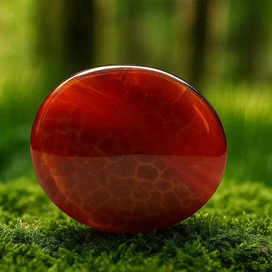 Agate Peau de Serpent naturelle Oregon USA motifs écailles lithothérapie renaissance libération blessures transformation chakra sacré joie de vivre