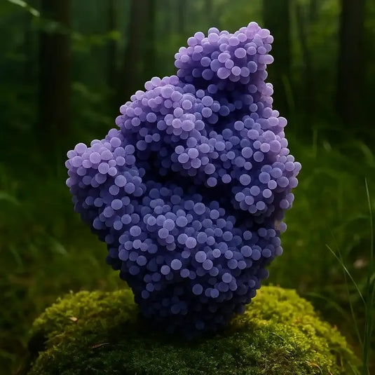 Agate Raisin naturelle Sulawesi Indonésie calcédoine botryoïdale lithothérapie communication bienveillante confiance soi harmonie équilibre émotionnel