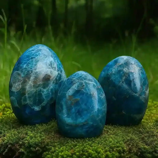 Apatite Bleue Minas Gerais Brésil bleu turquoise lithothérapie motivation puissante expression authentique concentration études chakra gorge plexus solaire