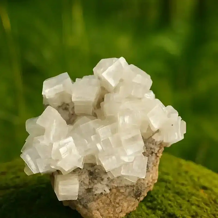 Apophyllite Maharashtra Inde vertus purification lieux méditation profonde apaisement anxiété connexion guides spirituels lithothérapie chakra couronne