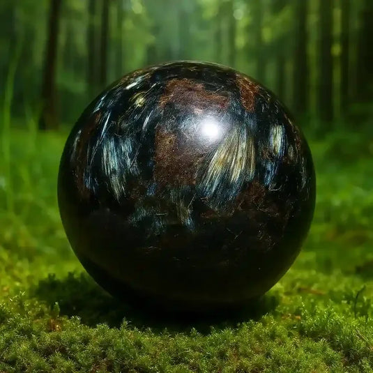 Astrophyllite Russie vertus voyage astral facilité transformation profonde révélation vérité éveil spirituel lithothérapie chakra couronne troisième œil