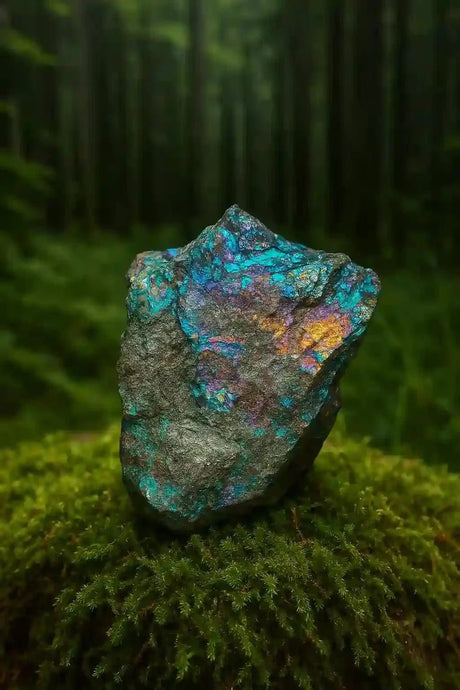 Bornite de Butte Montana - Pierre du Bonheur & de la Transformation - Bienfaits & Vertus en Lithothérapie