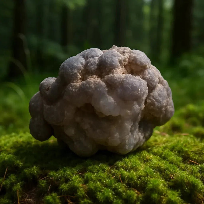 Calcédoine Noire Botryoïdale de Manakarra, Indonésie - Protection & ancrage - Bienfaits & Vertus en Lithothérapie