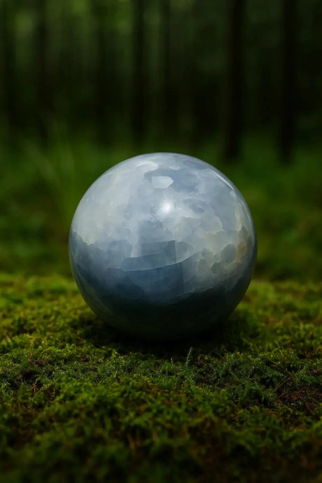 Calcite Bleue du Mexique - Pierre de Communication & de Sérénité - Bienfaits & Vertus en Lithothérapie