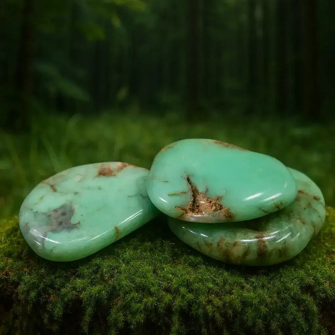 Chrysoprase du Kazakhstan (Calcédoine verte) - Pierre de Compassion & de Régénération - Bienfaits & Vertus en Lithothérapie