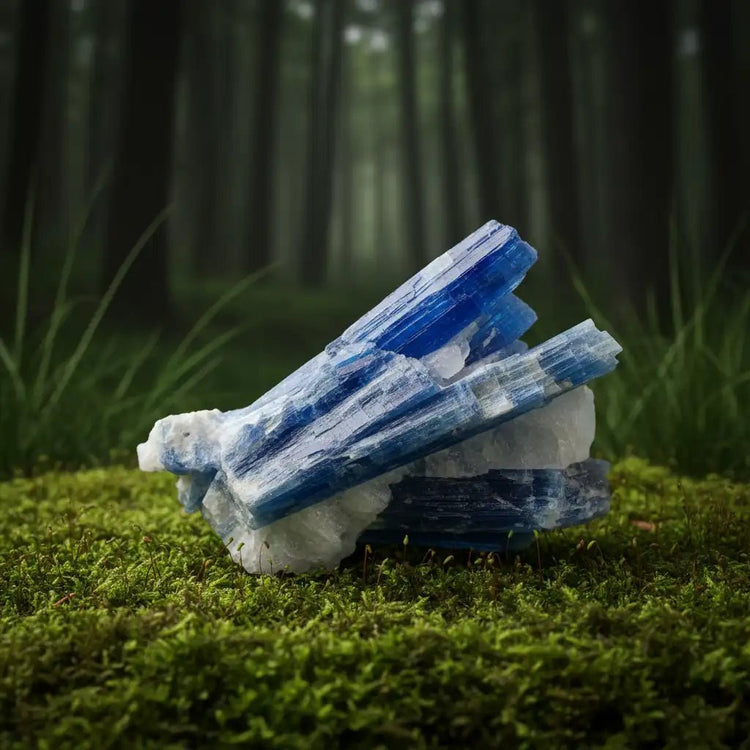 Cyanite ou Disthène bleue du Brésil-Blog