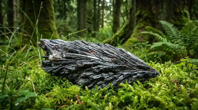 Cyanite ou Disthène noire du Brésil-Blog