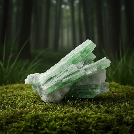 Cyanite ou Disthène verte du Népal-Blog