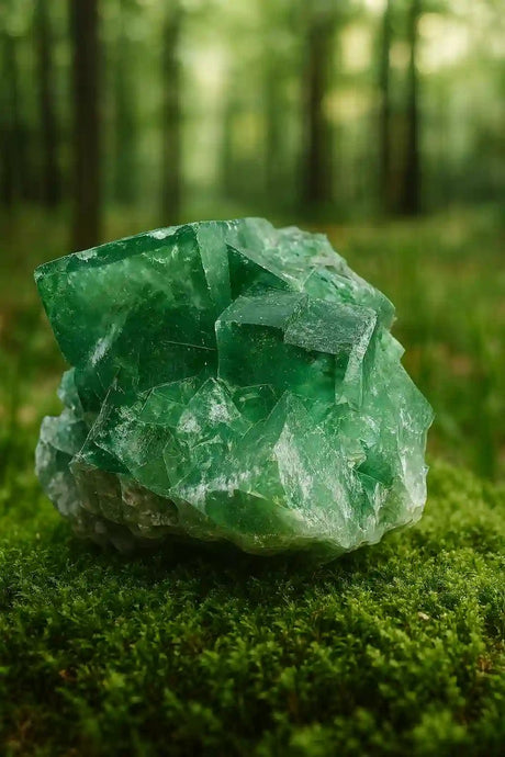 Fluorite Verte de Rogerley Mine, Angleterre - Pierre de Purification & Renouveau Énergétique - Bienfaits & Vertus en Lithothérapie