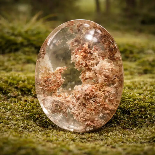 Lodolite Quartz Chaman naturel Brésil inclusions jardin sacré lithothérapie vision chamanique méditation profonde voyage intérieur transformation