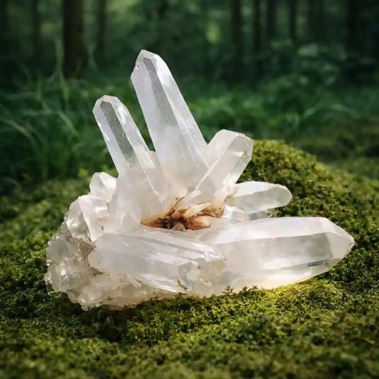 Quartz Lémurien Blanc Brésil vertus accès mémoires akashiques éveil conscience supérieure libération mémoires ancestrales sagesse lithothérapie chakra