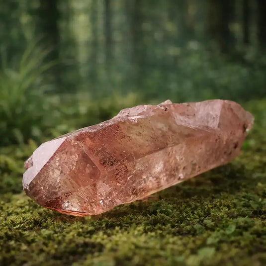 Quartz Nirvana Quartz de Glace Himalaya rare 18000 pieds altitude vertus éveil spirituel profond libération karma transformation intérieure paix absolue chakra