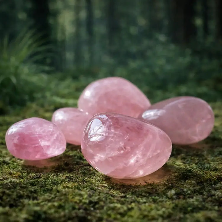 Quartz Rose Brésil rose tendre vertus amour de soi compassion profonde guérison chagrin tristesse joie retrouvée tendresse divine lithothérapie chakra cœur