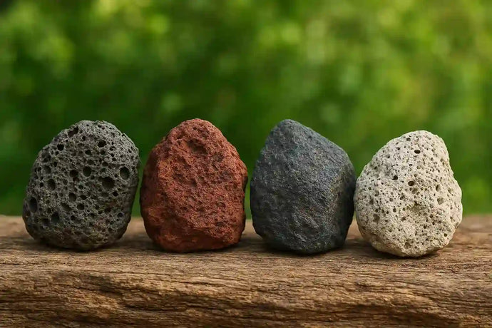 Research on the properties of volcanic rocks and their applications in lithotherapy 