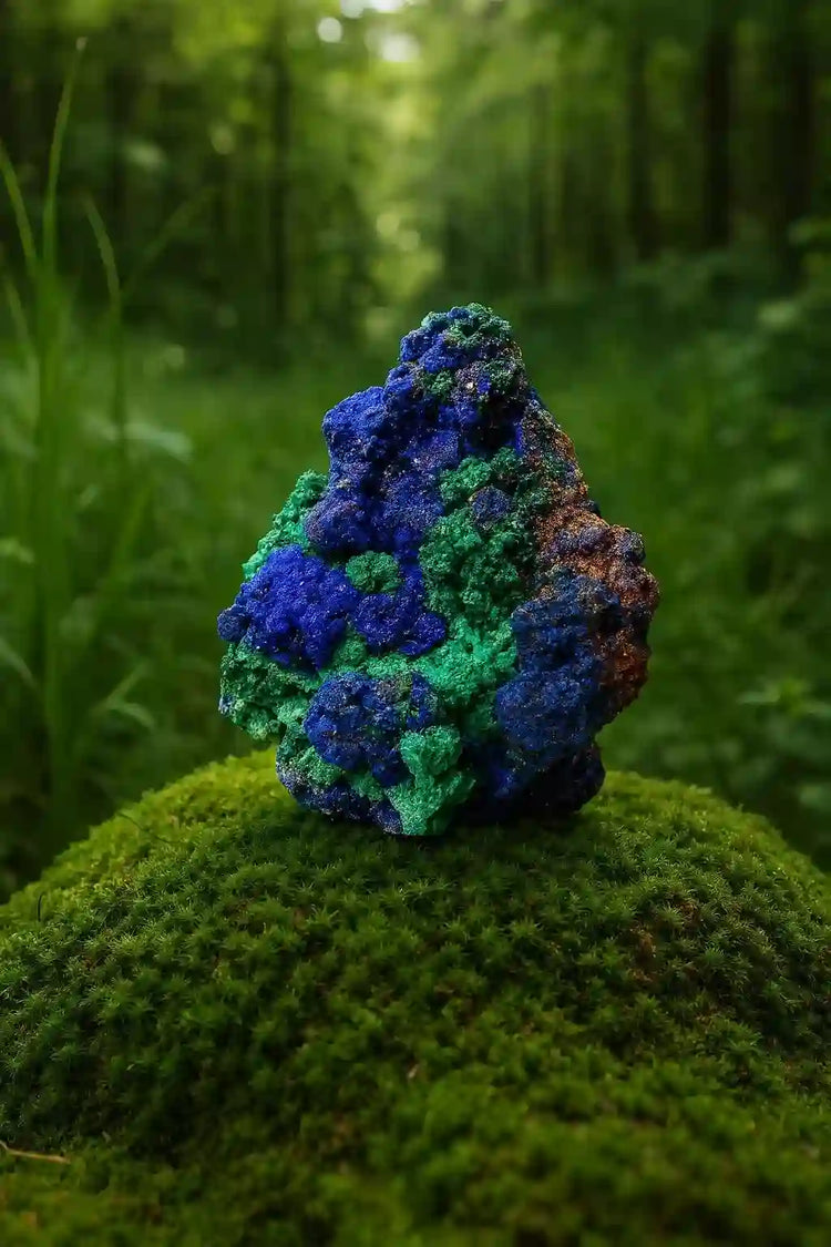 Azurite-Malachite du Maroc-Collection