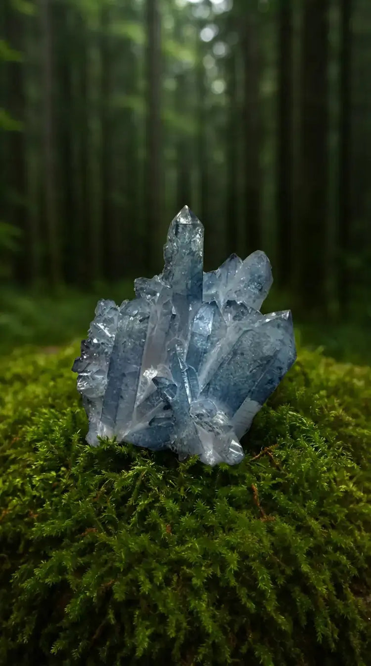 Cristal Aqua Tanzine Aura du Brésil-Collection