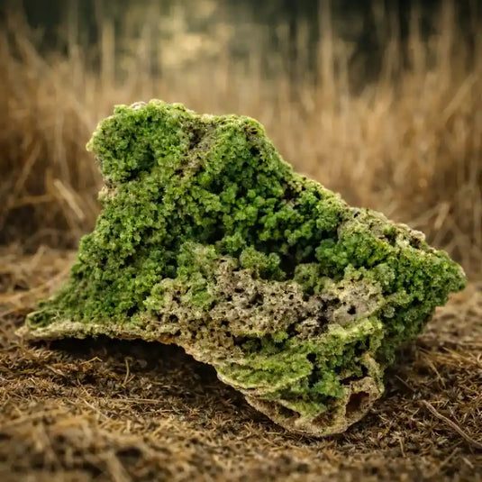 Pierre Pyromorphite de Chine verte cristaux hexagonaux lithothérapie vitalité énergétique manifestation abondante prospérité chakra plexus solaire cœur