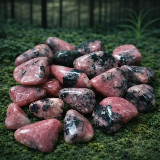 Rhodonite du Pérou rose noir manganèse vertus lithothérapie pardon libérateur guérison émotionnelle profonde compassion action amour actif chakra cœur