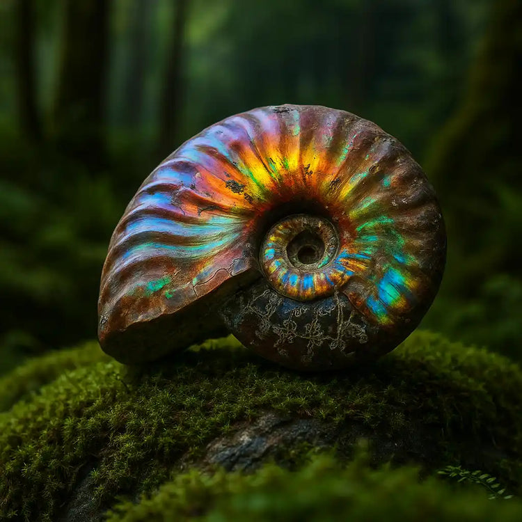 Ammonite Fossile du Canada-Collection