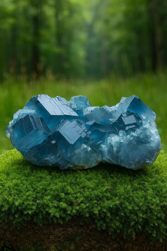 Fluorite bleue
