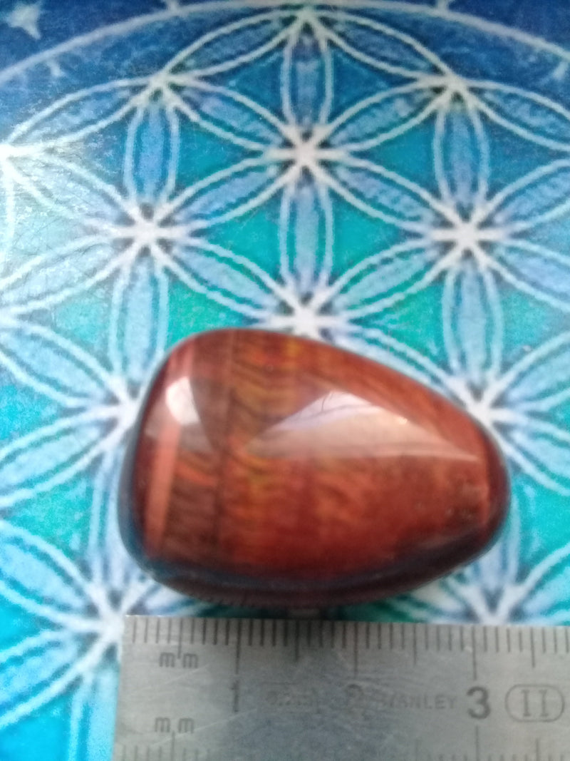 Load image into Gallery viewer, Pierre roulée Œil de taureau Grade A ++++ Pierre roulée Œil de taureau
