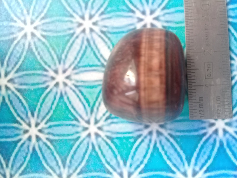 Load image into Gallery viewer, Pierre roulée Œil de taureau Grade A ++++ Pierre roulée Œil de taureau
