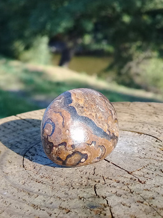 Stromatolite pierre roulée Grade A ++++ Stromatolite pierre roulée