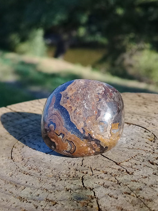 Stromatolite pierre roulée Grade A ++++ Stromatolite pierre roulée