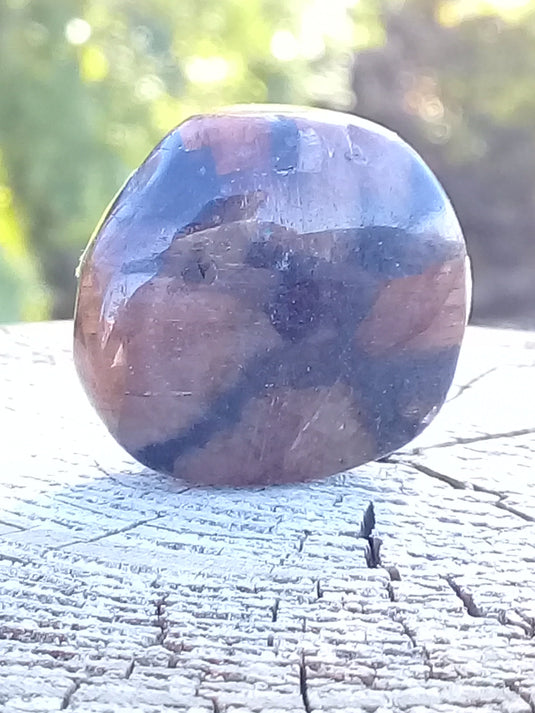 Chiastolite ou Andalousite pierre roulée Grade A ++++ Chiastolite / Andalousite pierre roulée
