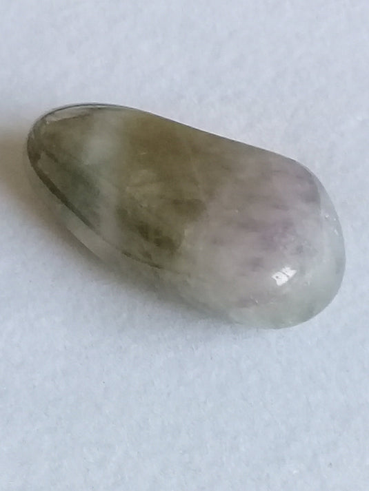Amegreen ou Prasiolite Améthyste pierre roulée Grade A ++++ Amegreen ou Prasiolite Améthyste