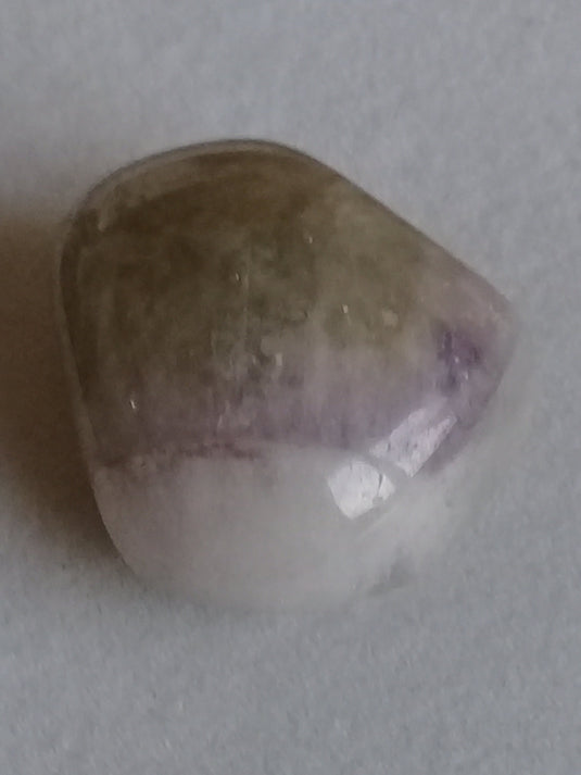 Amegreen ou Prasiolite Améthyste pierre roulée Grade A ++++ Amegreen ou Prasiolite Améthyste