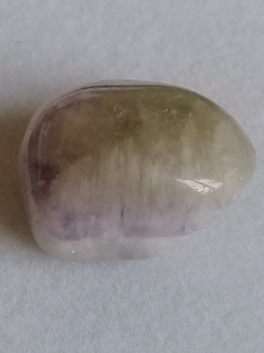 Amegreen ou Prasiolite Améthyste pierre roulée Grade A ++++ Amegreen ou Prasiolite Améthyste
