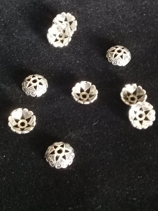 Breloques séparatifs couleur Argent Diam: 8mm Prix à l’unité Breloques séparatifs couleur Argent Diam: 8mm