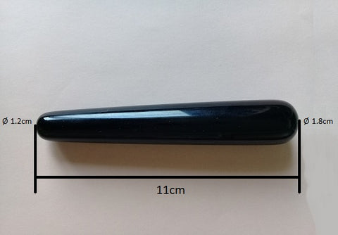Acupressure Massage Stick in Obsidian from Mexico Grade A++++