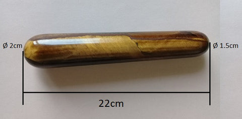 Brazilian Tiger Eye Acupressure Massage Stick Grade A++++