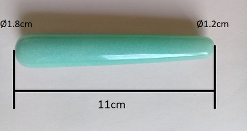 Acupressure Massage Stick in Green Aventurine from Brazil Grade A++++