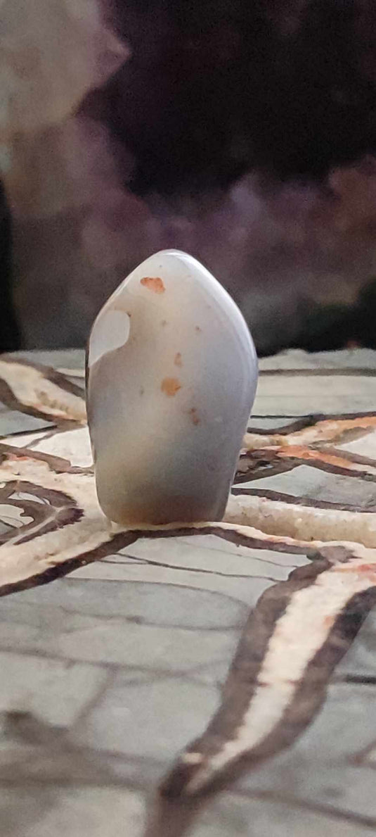 Agate du Botswana, Afrique pierre roulée Grade A++++ Agate du Botswana pierre roulée Dans la besace du p'tit Poucet (Boutique Officielle)