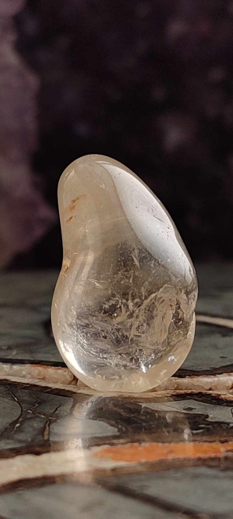 Cargue la imagen en el visor de la galería, Citrine claire naturelle et véritable du Brésil pierre roulée Grade A++++ Citrine pierre roulée Dans la besace du p&#39;tit Poucet (Boutique Officielle)
