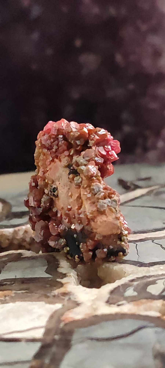 Vanadinite du Mexique pierre brute Grade A++++ Vanadinite du Mexique Dans la besace du p'tit Poucet (Boutique Officielle)