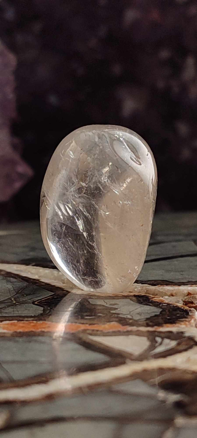 Cargue la imagen en el visor de la galería, Citrine claire naturelle et véritable du Brésil pierre roulée Grade A++++ Citrine pierre roulée Dans la besace du p&#39;tit Poucet (Boutique Officielle)
