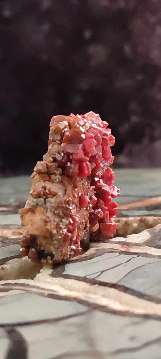 Vanadinite du Mexique pierre brute Grade A++++ Vanadinite du Mexique Dans la besace du p'tit Poucet (Boutique Officielle)