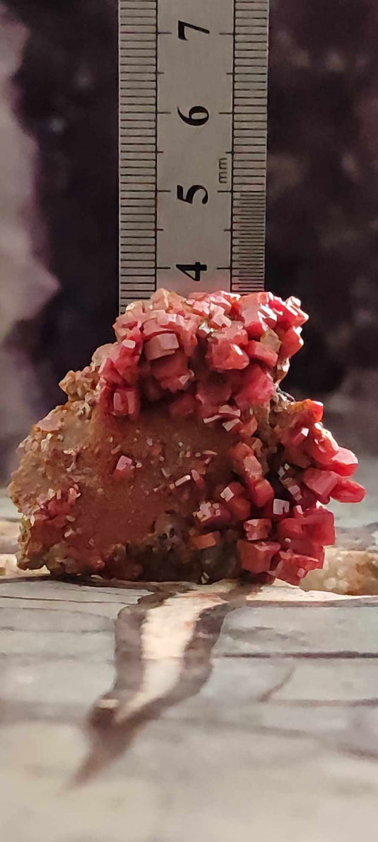 Vanadinite du Mexique pierre brute Grade A++++ Vanadinite du Mexique Dans la besace du p'tit Poucet (Boutique Officielle)