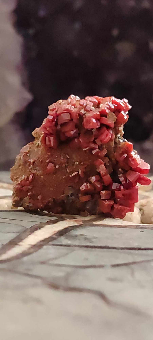 Vanadinite du Mexique pierre brute Grade A++++ Vanadinite du Mexique Dans la besace du p'tit Poucet (Boutique Officielle)