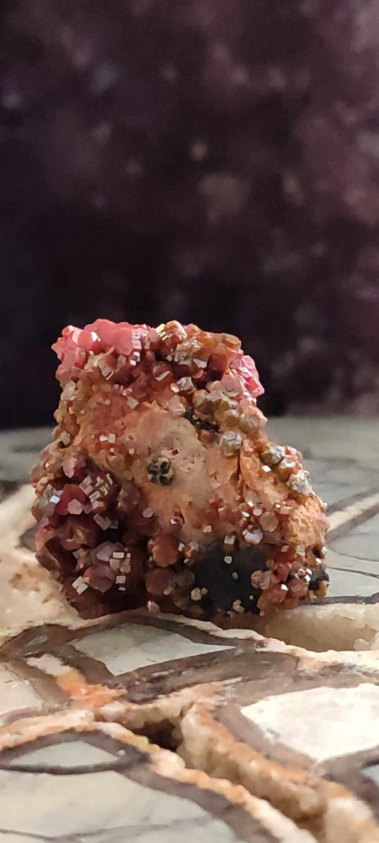 Vanadinite du Mexique pierre brute Grade A++++ Vanadinite du Mexique Dans la besace du p'tit Poucet (Boutique Officielle)