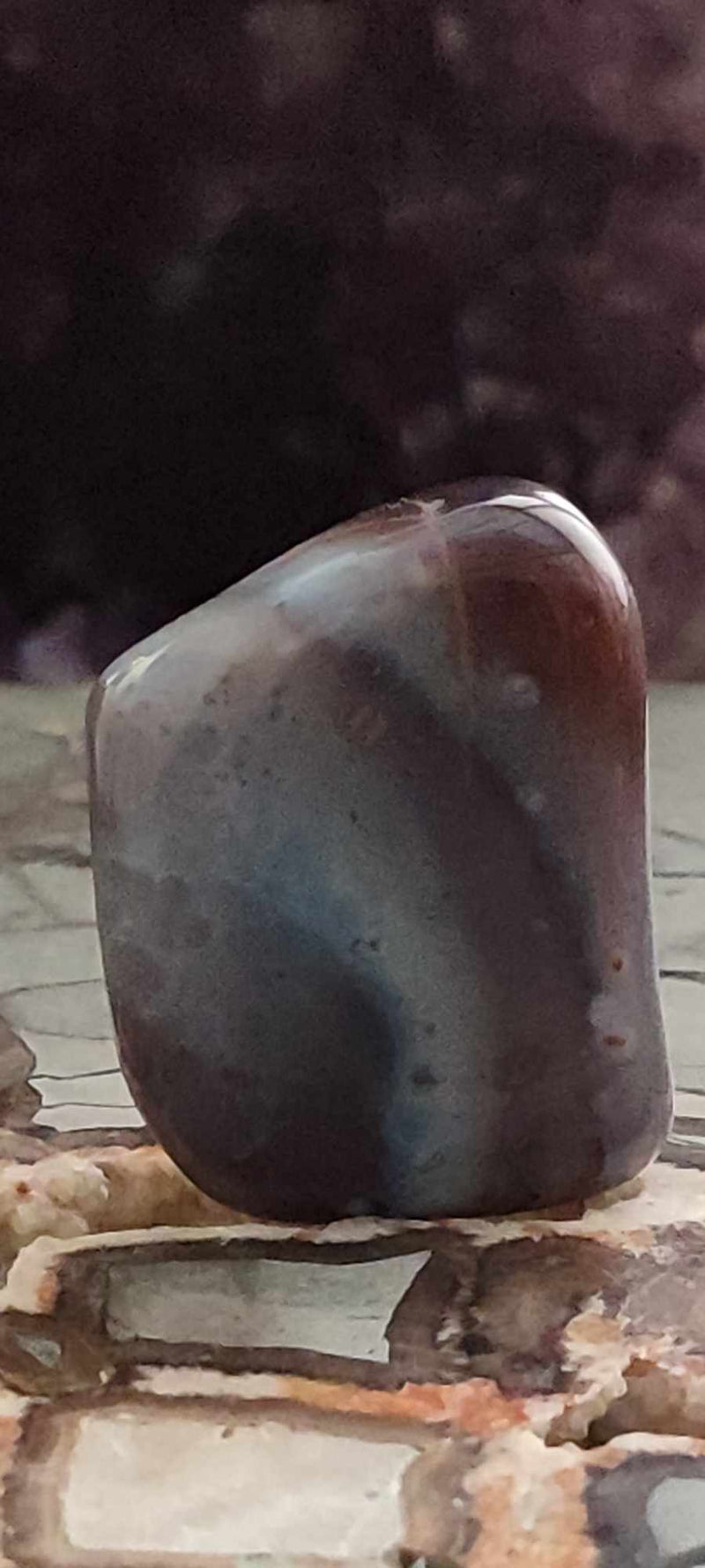 Cargue la imagen en el visor de la galería, Agate du Botswana, Afrique pierre roulée Grade A++++ Agate du Botswana pierre roulée Dans la besace du p&#39;tit Poucet (Boutique Officielle)
