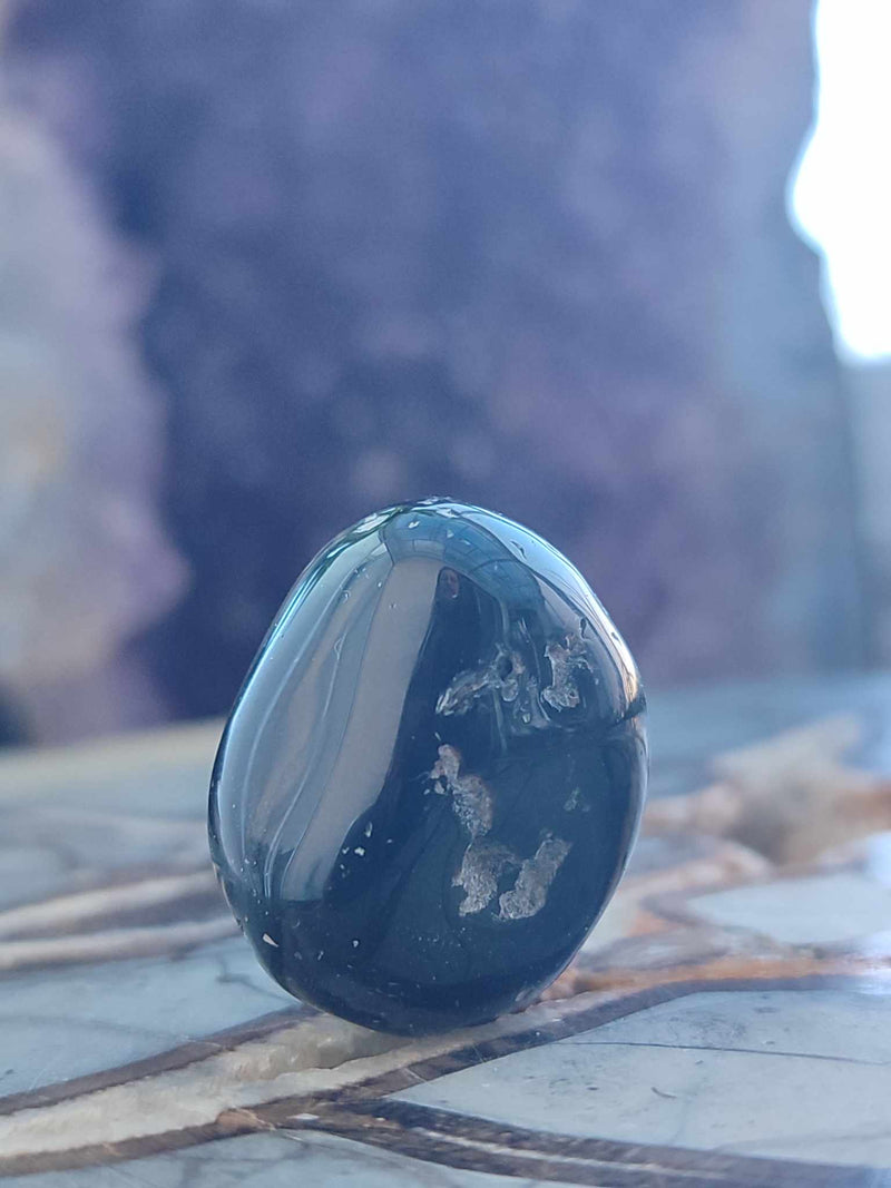 Cargue la imagen en el visor de la galería, Quartz fumé du Brésil pierre roulée Grade A++++ Quartz fumé du brésil pierre roulée Dans la besace du p&#39;tit Poucet (Boutique Officielle)
