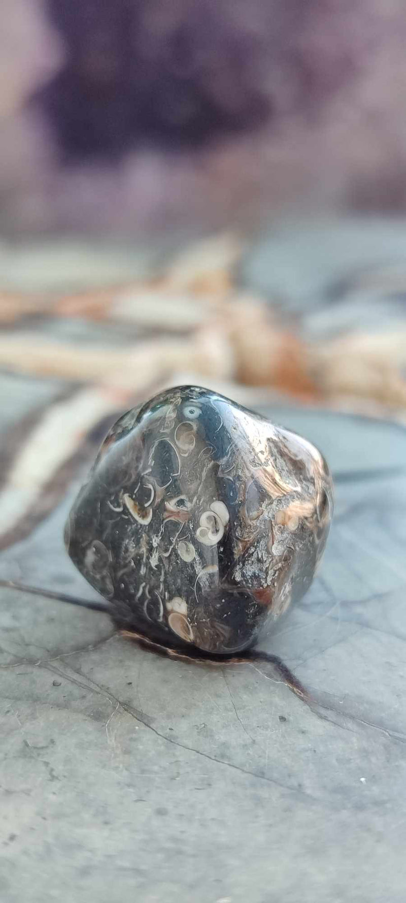 Cargue la imagen en el visor de la galería, Agate Turitelle d&#39;Uruguay pierre roulée Grade A++++ Agate Turitelle pierre roulée Dans la besace du p&#39;tit Poucet (Boutique Officielle)
